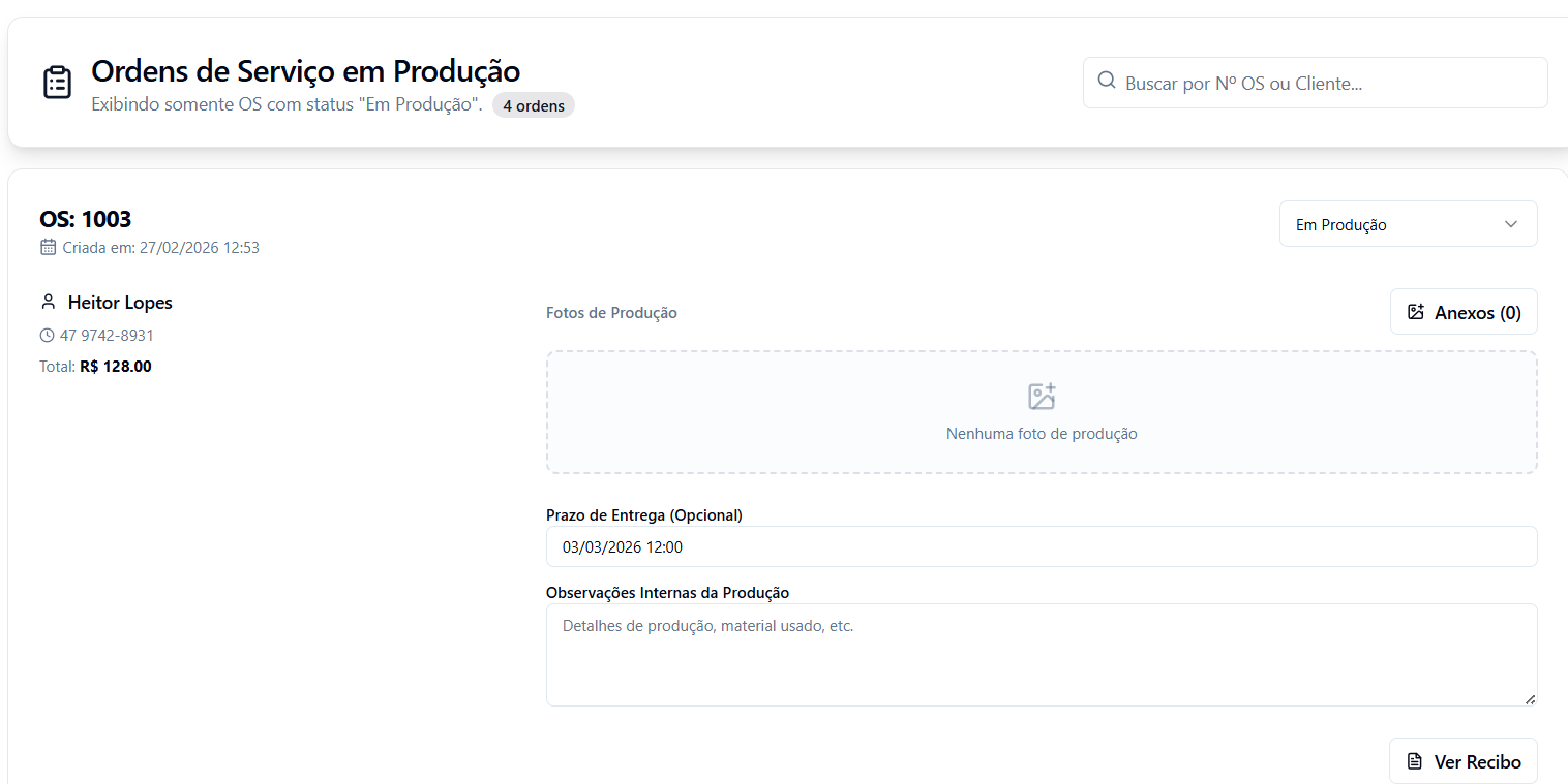 Imagem ilustrativa 2 de Sistema completo para gestão de gráficas rápidas